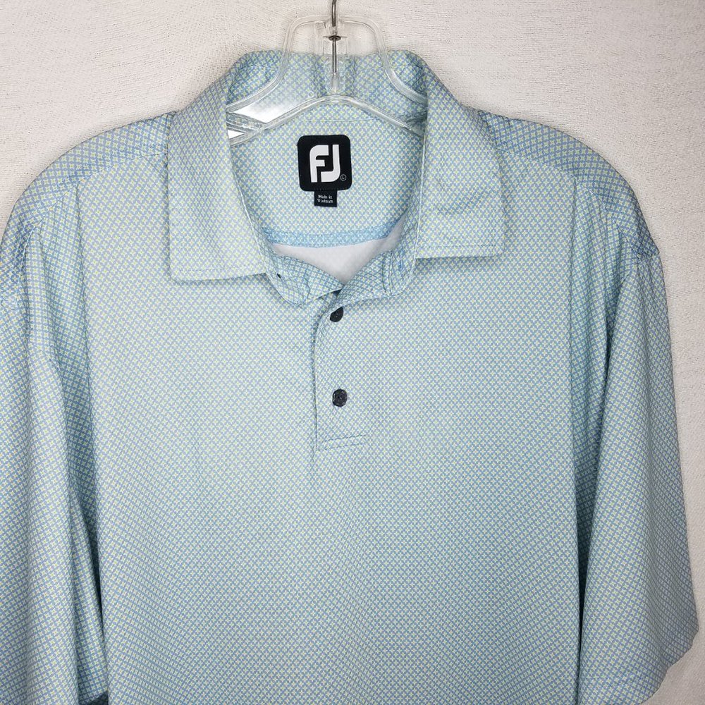 Footjoy Mens Polyester Stretch Polo Golf Shirt